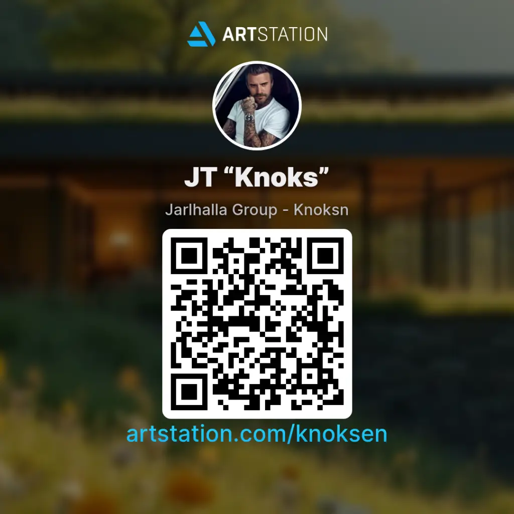 Knoksen digital business card showcasing innovative design and contact information.
