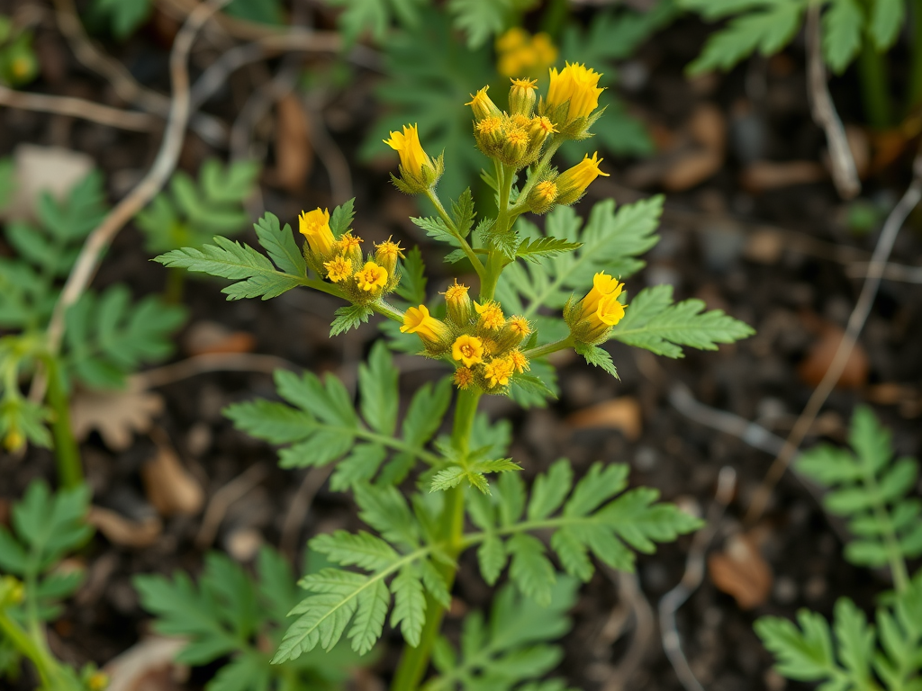 Botanical Profile of Common Groundsel (Senecio vulgaris)