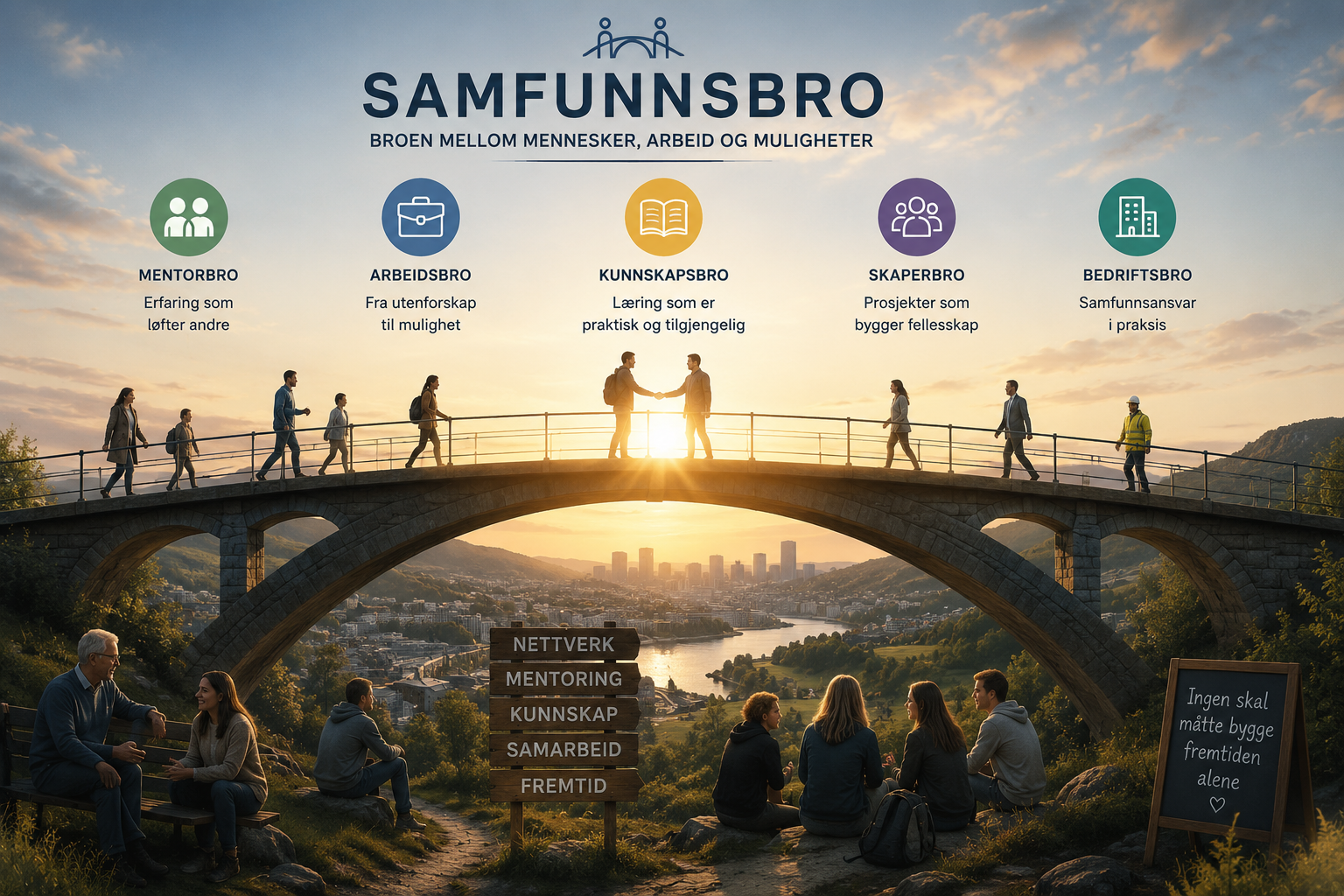Hvorfor Norge trenger en SamfunnsBro mellom mennesker, arbeid og muligheter